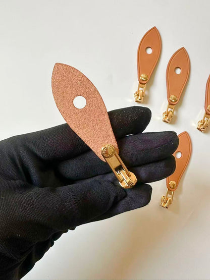 Classic Genuine Leather LV #5 Zipper Head For Handmade Bag Handicraft Goods