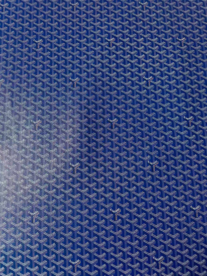 Original Goyard Best Quality Leather For Handmade Bag ,Furniture Handicraft By Yard(Navy Blue)