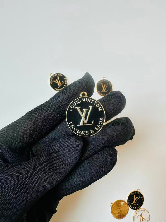 Craft 30MM LV Metal Pendant Accessory For Handmade DIY Goods