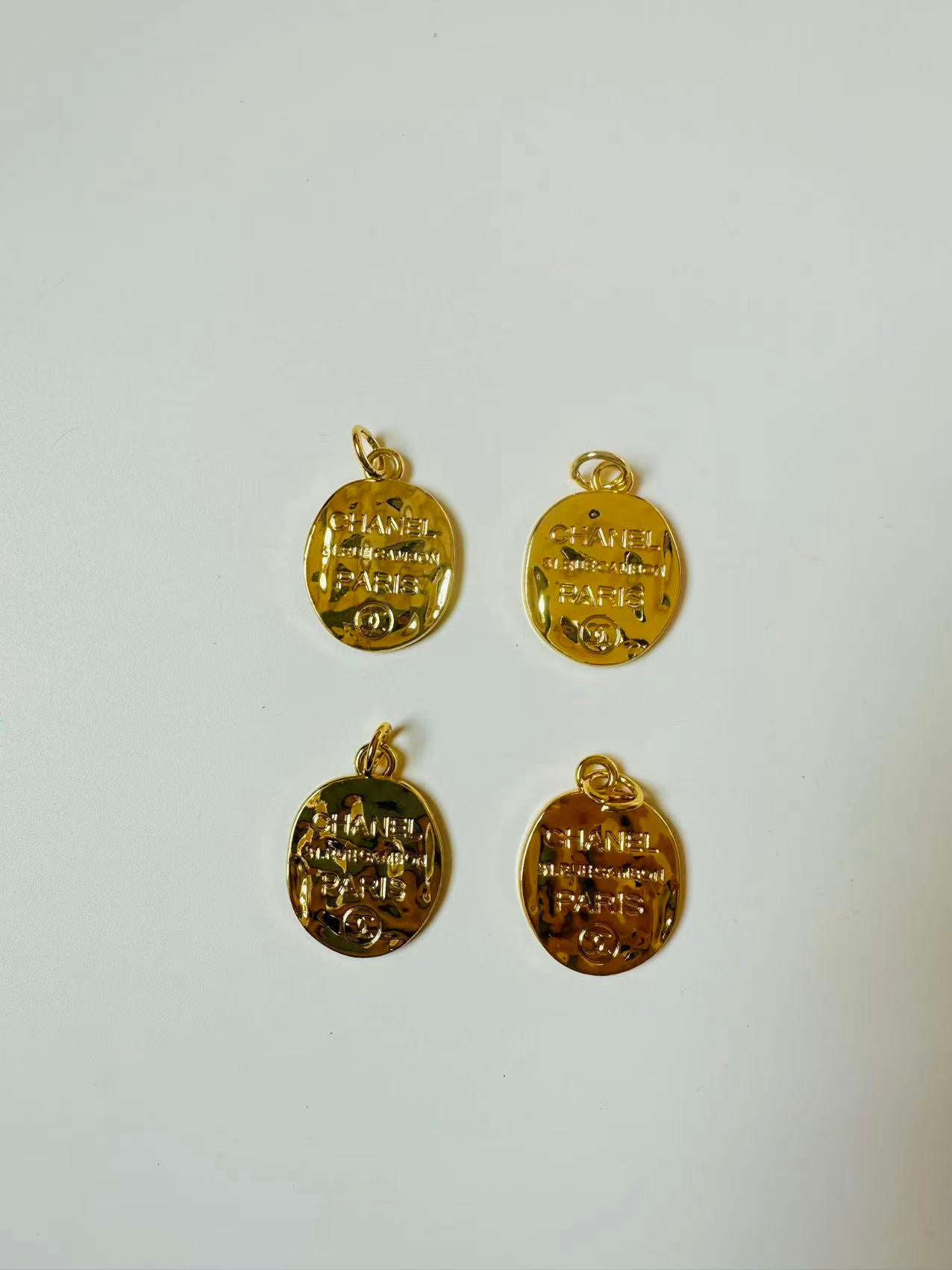 Craft 30MM Gold Medal Chanel Metal Pendant Accessory For Handmade DIY Goods