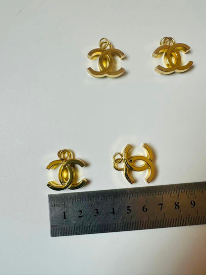 Craft 30MM Chanel Metal Pendant Accessory For Handmade DIY Goods