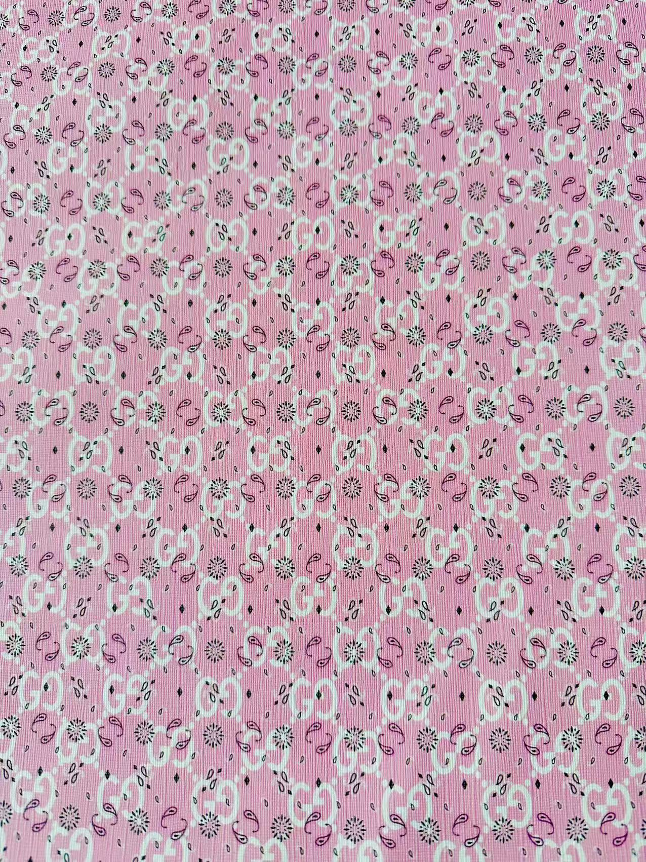 Fashion Gucci With Bandana Design Leather Fabric For Handmade Sneaker,Upholstery Goods