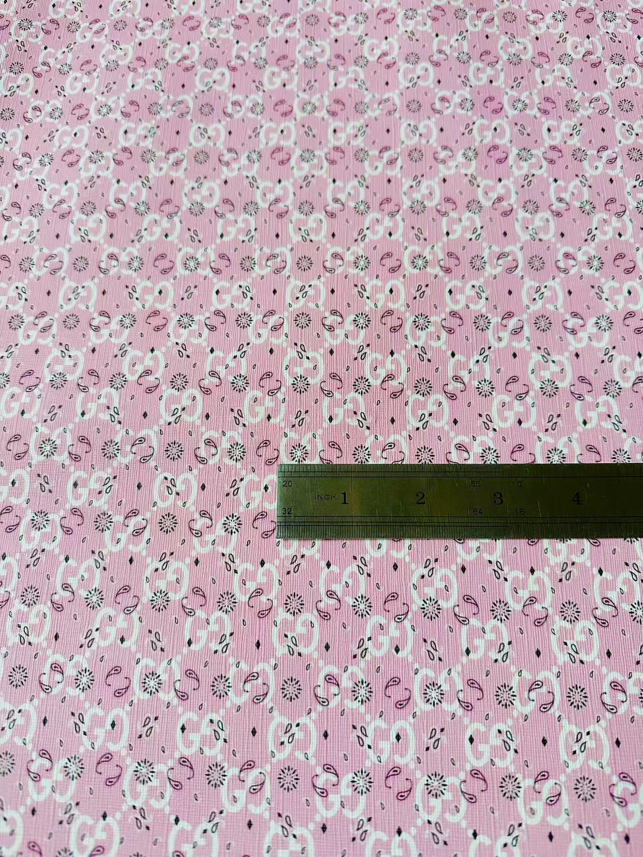Fashion Gucci With Bandana Design Leather Fabric For Handmade Sneaker,Upholstery Goods
