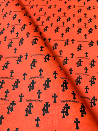 Craft Chrome Hearts Leather Fabric For Handmade Sneaker,DIY Car ,Upholstery Goods