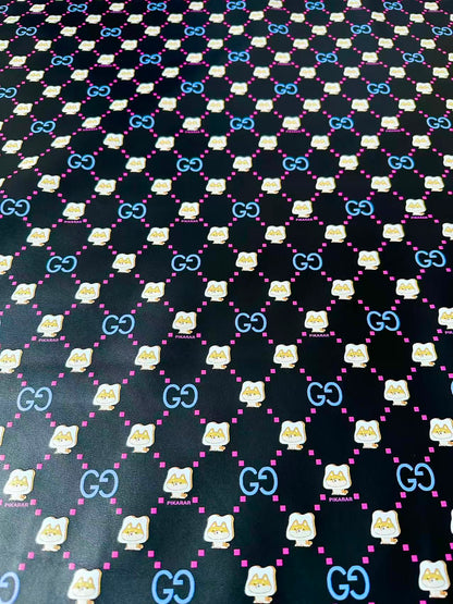 New Gucci With PIKARAR DOG Leather Fabric For Handmade Bag,Sneaker Upholstery Goods By Yard