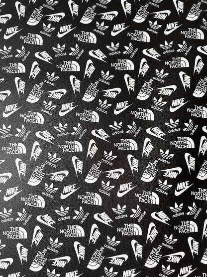Craft Nike The North Face Adidas Leather Fabric For Handmade Sneaker,Shoes Goods By Yard(Black)