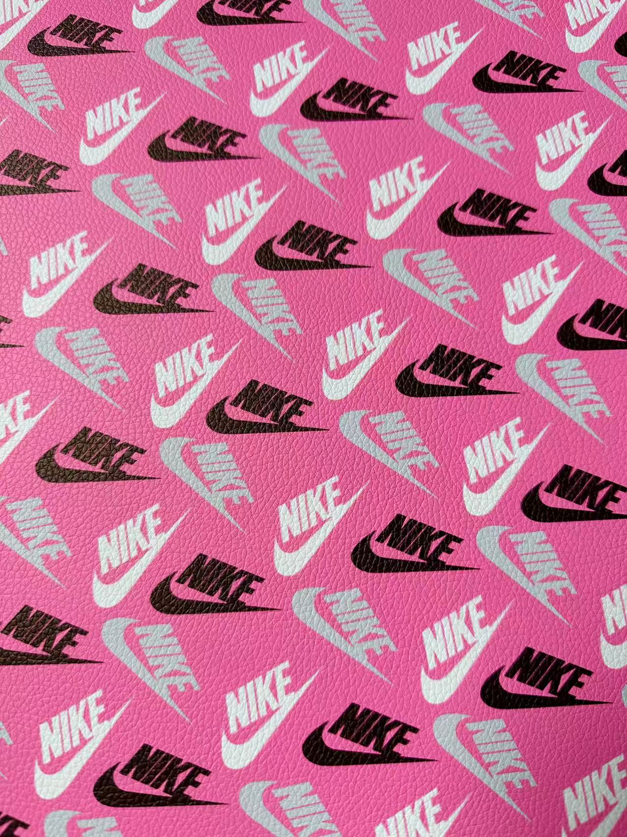 Craft Nike Leather Fabric For Handmade Sneaker,Shoes Goods By Yard(Pink)