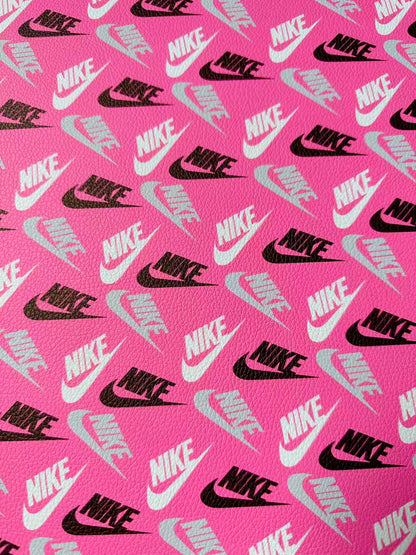 Craft Nike Leather Fabric For Handmade Sneaker,Shoes Goods By Yard(Pink)