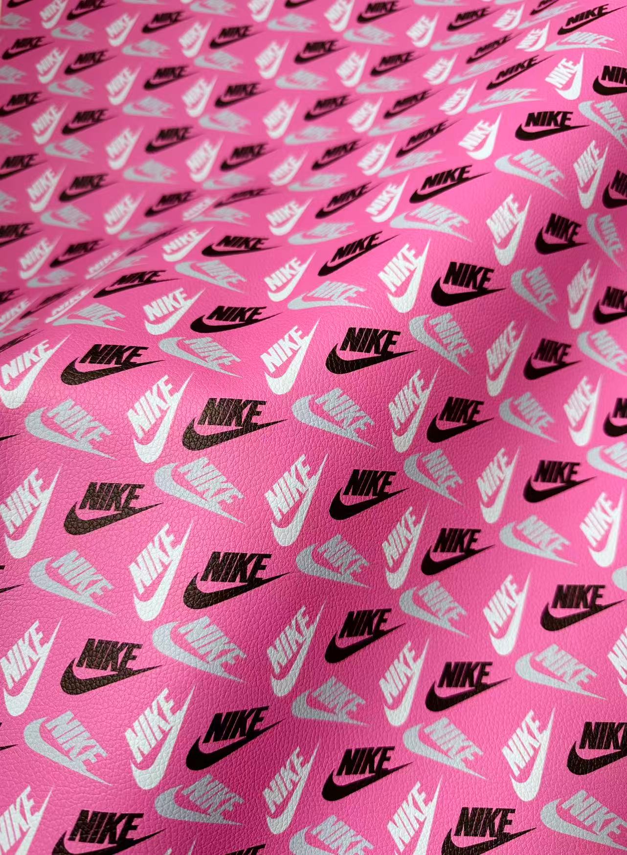 Craft Nike Leather Fabric For Handmade Sneaker,Shoes Goods By Yard(Pink)
