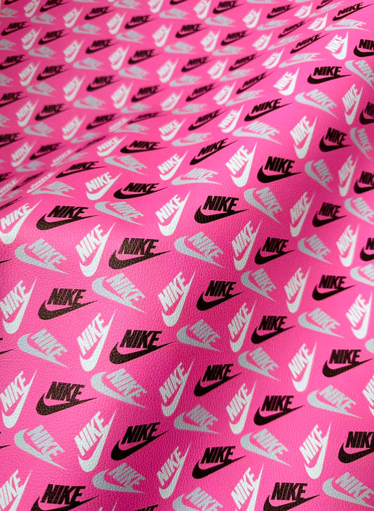 Craft Nike Leather Fabric For Handmade Sneaker,Shoes Goods By Yard(Pink)