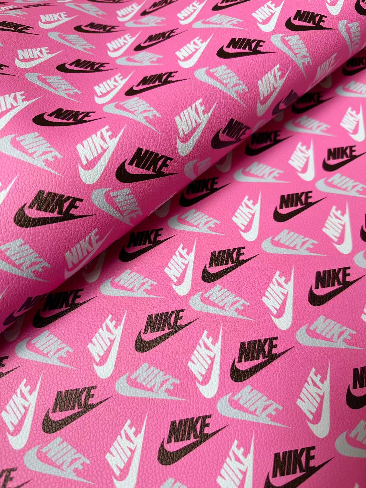 Craft Nike Leather Fabric For Handmade Sneaker,Shoes Goods By Yard(Pink)