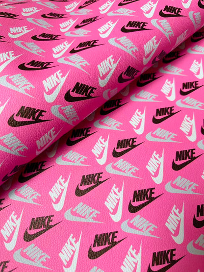 Craft Nike Leather Fabric For Handmade Sneaker,Shoes Goods By Yard(Pink)