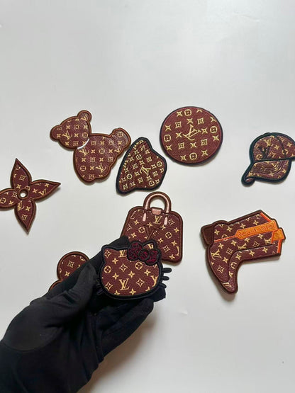 Craft Embroidery LV Jacquard Patches For Customized Clothing