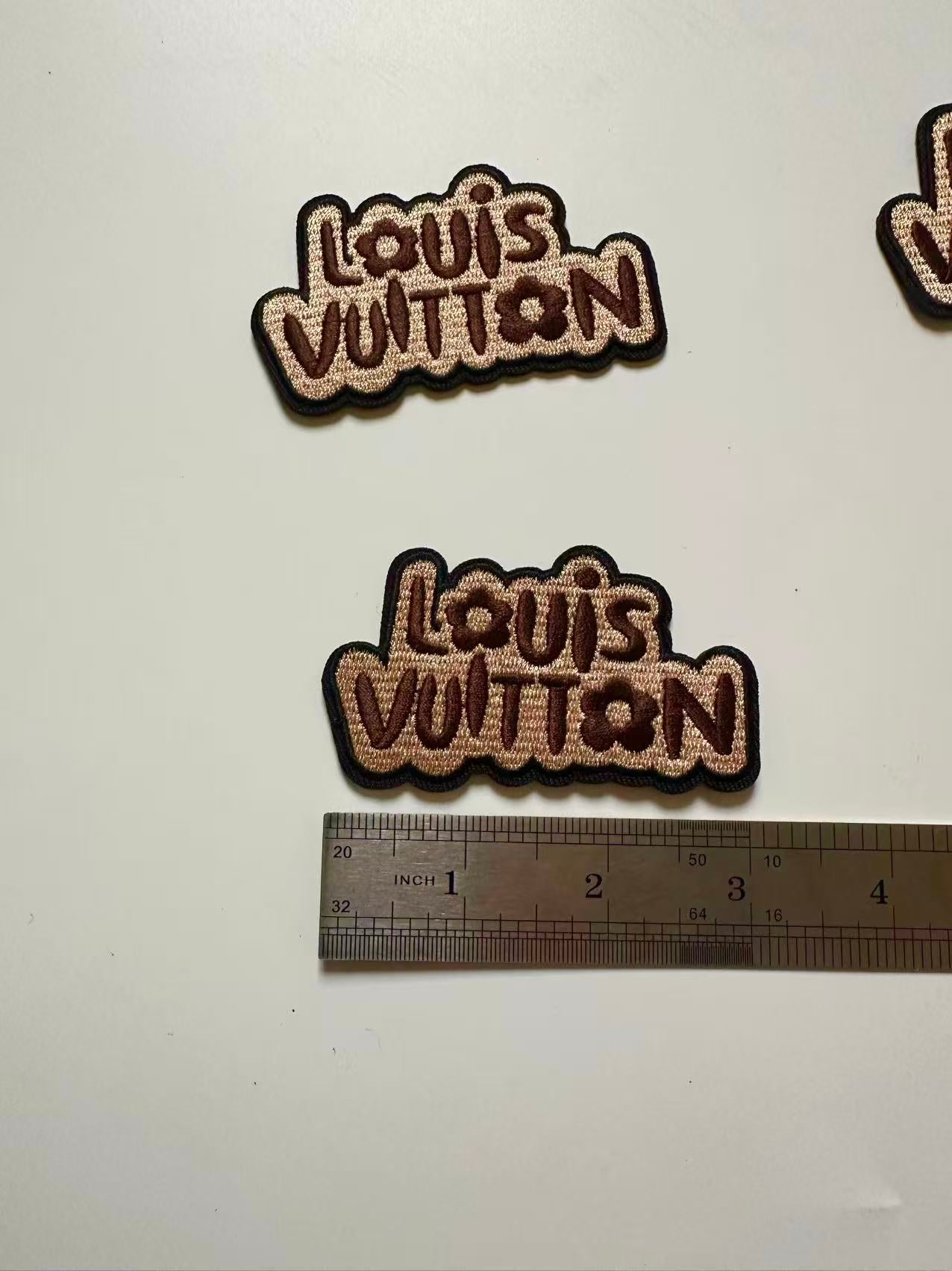 Craft Embroidery Louis Vuitton Jacquard Patches For Customized Apparel