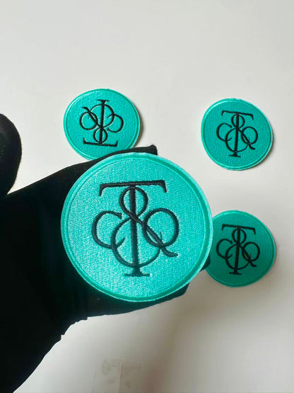 Craft Embroidery Tiffany Jacquard Patches For Customized Clothing