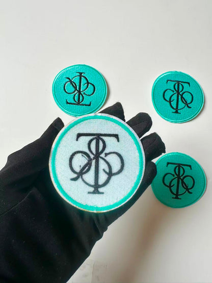 Craft Embroidery Tiffany Jacquard Patches For Customized Clothing