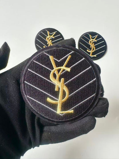 Craft Embroidery YSL Jacquard Patches For Customized Clothing