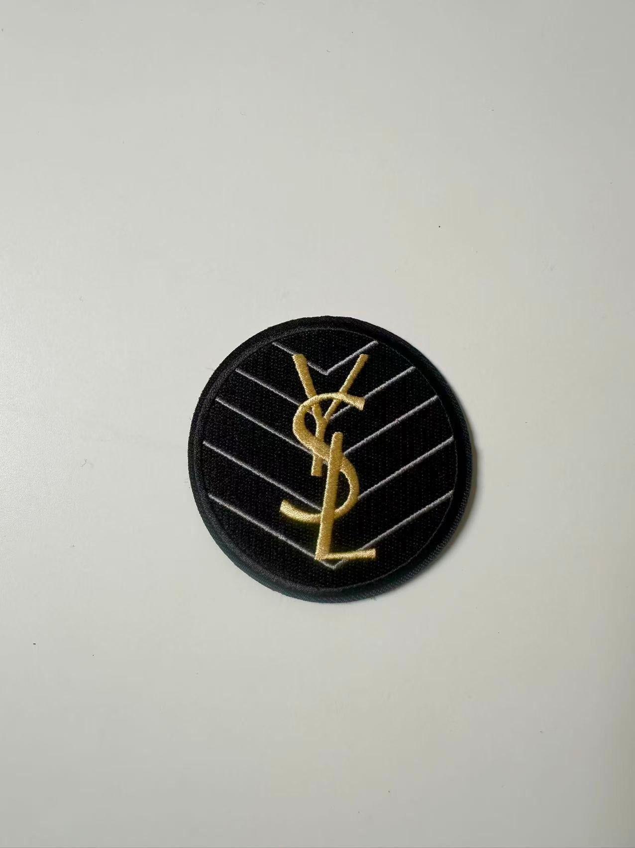 Craft Embroidery YSL Jacquard Patches For Customized Clothing