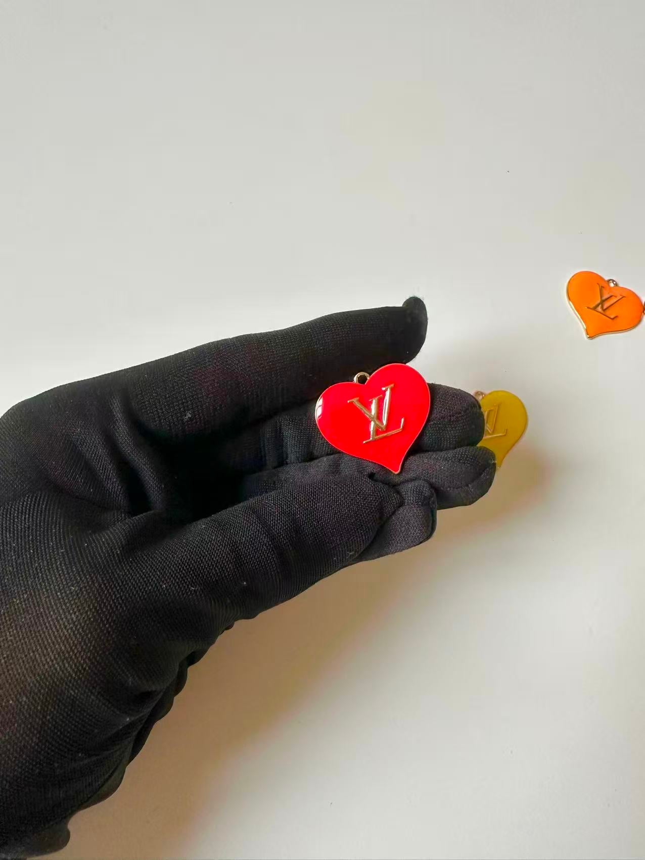 Craft 30MM LOVE LV Metal Pendant Accessory For Handmade DIY Goods
