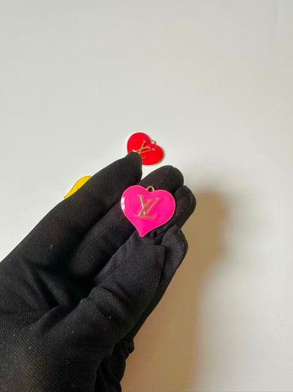 Craft 30MM LOVE LV Metal Pendant Accessory For Handmade DIY Goods