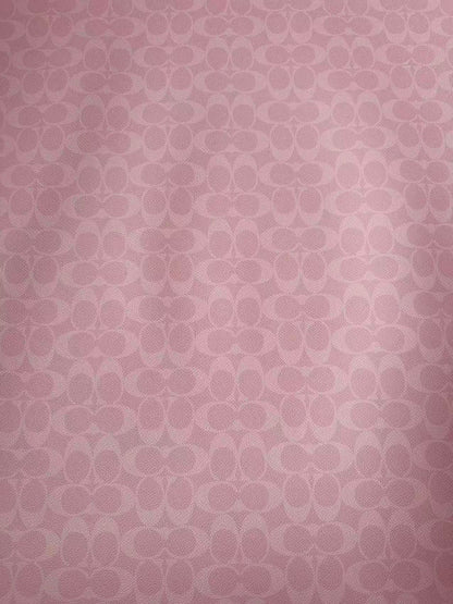 Classic Pink Color Coach Leather Fabric For Handmde Handicraft By Yards