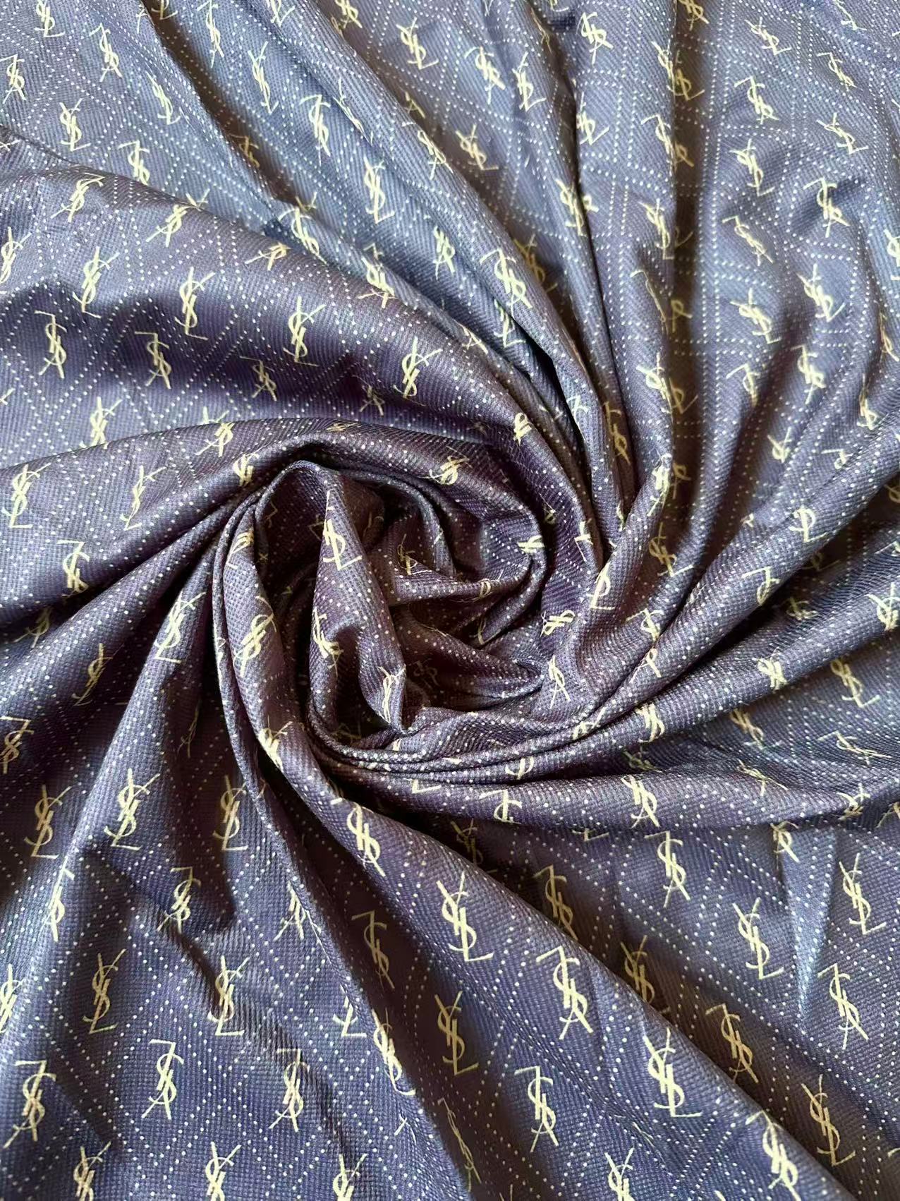 Fashion YSL Cloth Fabric For Handmade Clothing, Apparel Goods By Yard