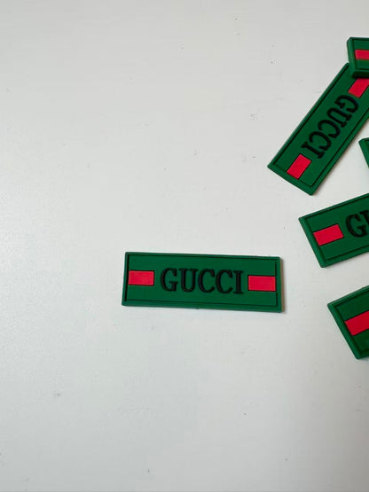 Craft Gucci 1.8"x0.6" PVC Tag For Handmade Sewing Goods