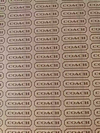 Classic Coach Leather Fabric For Handmade Handicraft By Yards