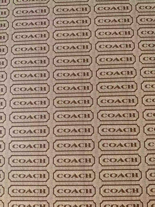 Classic Coach Leather Fabric For Handmade Handicraft By Yards