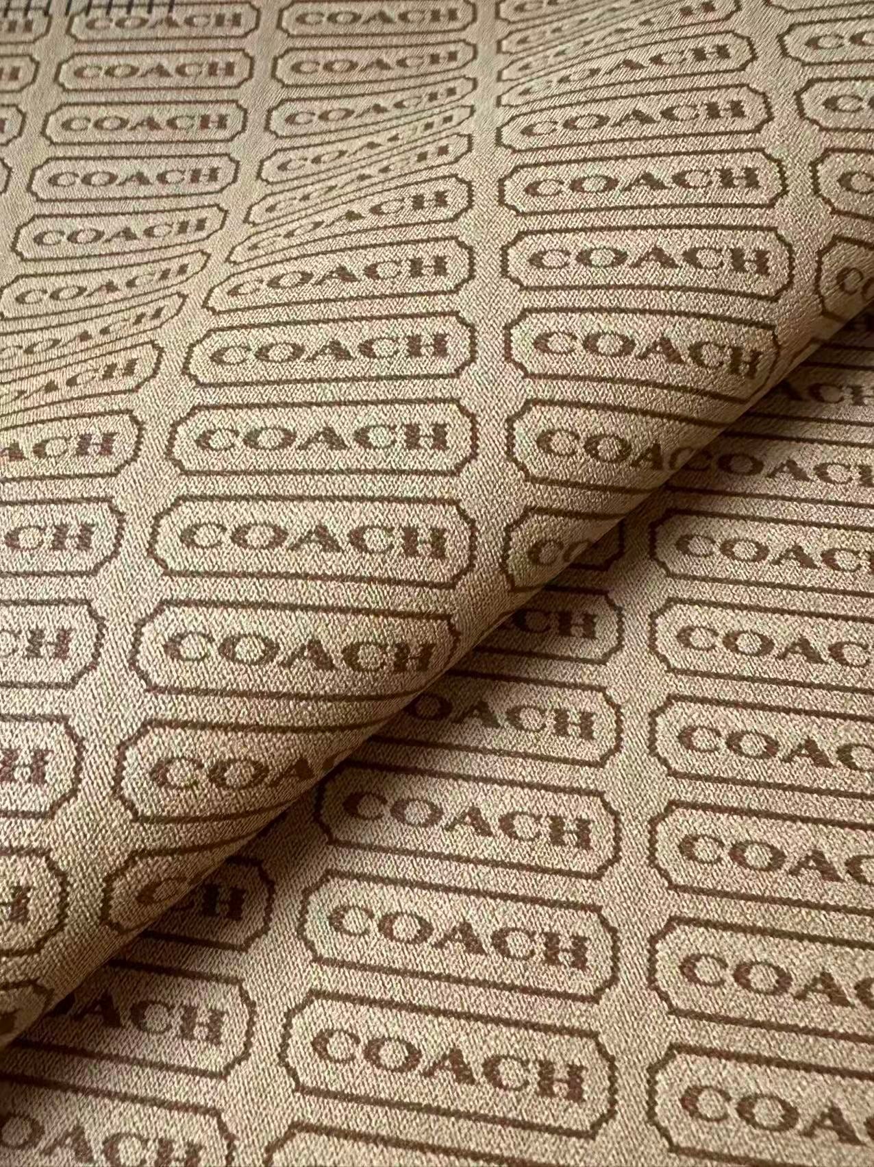 Classic Coach Leather Fabric For Handmade Handicraft By Yards