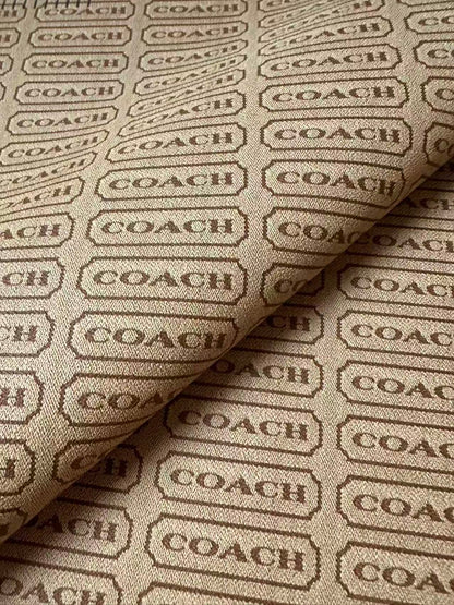 Classic Coach Leather Fabric For Handmade Handicraft By Yards