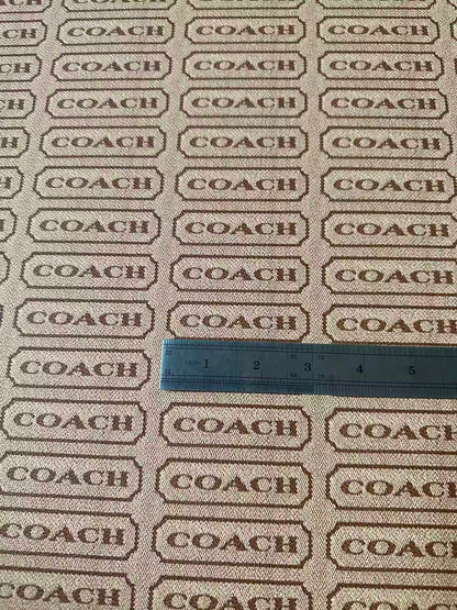 Classic Coach Leather Fabric For Handmade Handicraft By Yards