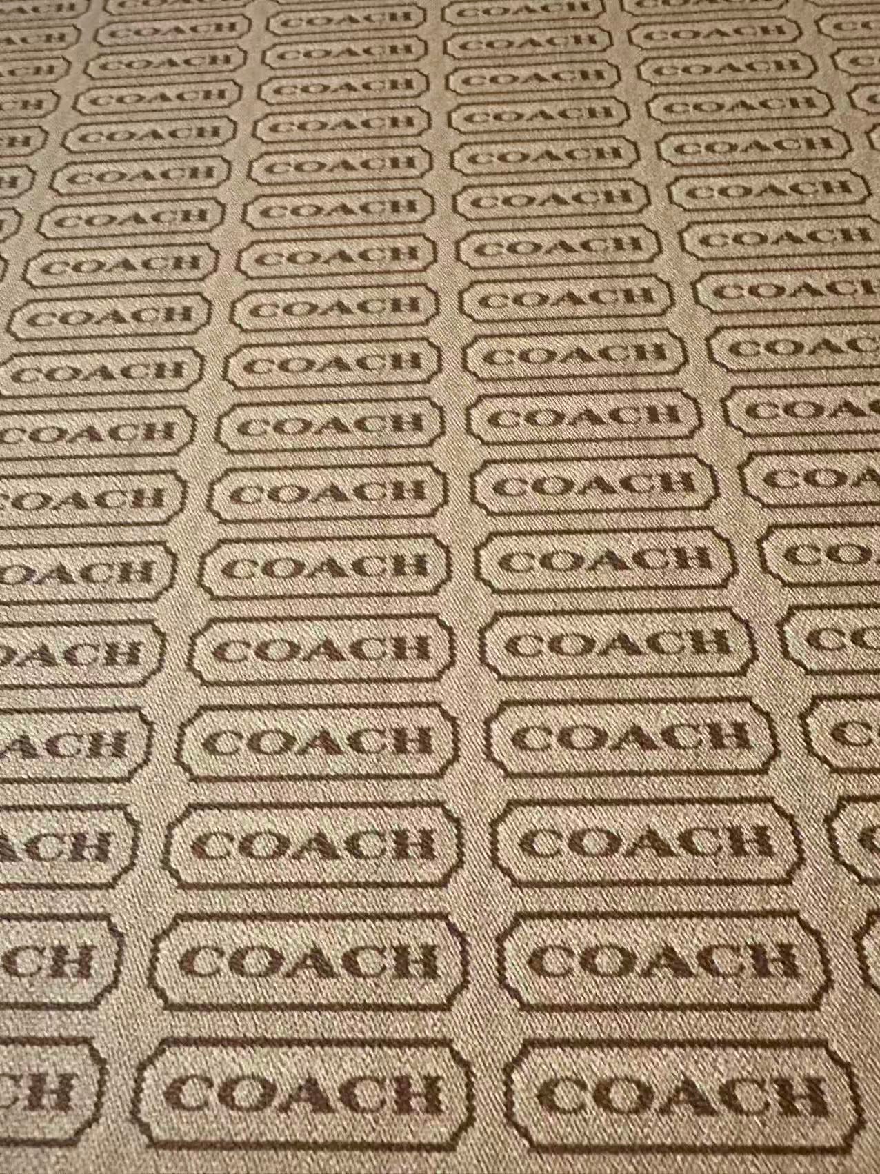 Classic Coach Leather Fabric For Handmade Handicraft By Yards