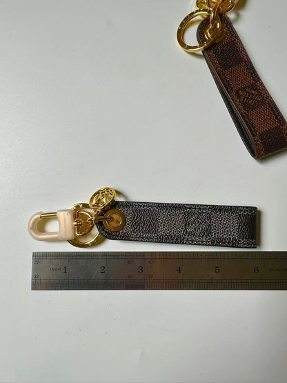 Craft Keychain LV Monogram ,Luxury Bag Accessory Goods