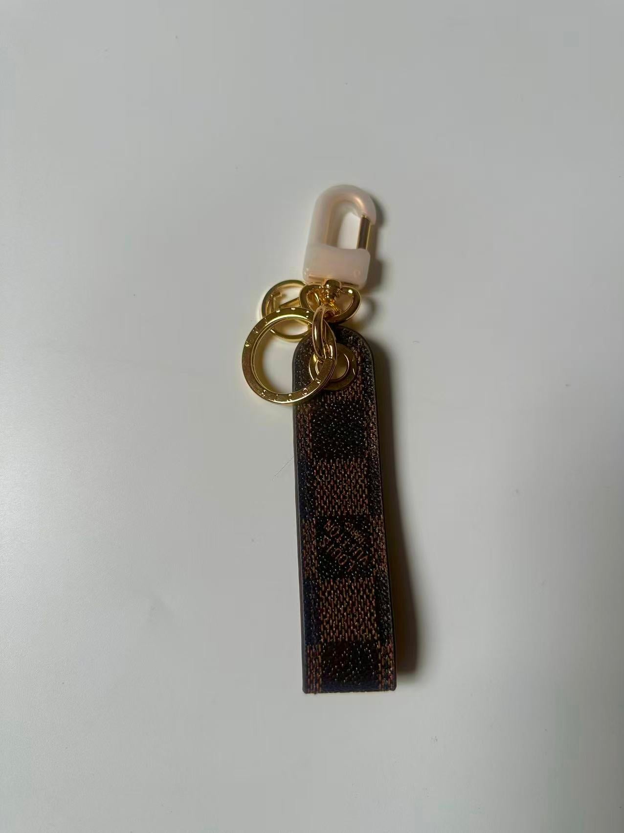Craft Keychain LV Monogram ,Luxury Bag Accessory Goods