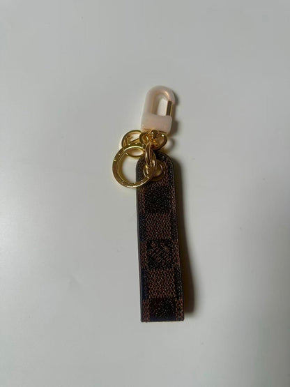 Craft Keychain LV Monogram ,Luxury Bag Accessory Goods