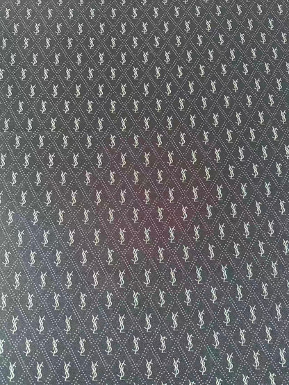 Craft Black YSL Cloth Fabric For Handmade Clothing, Apparel Goods By Yard