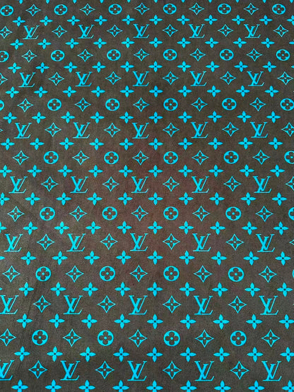 Fashion Black With Blue Suede Fabric For Handmade Sneaker,Car Upholstery and Apparel By Yard