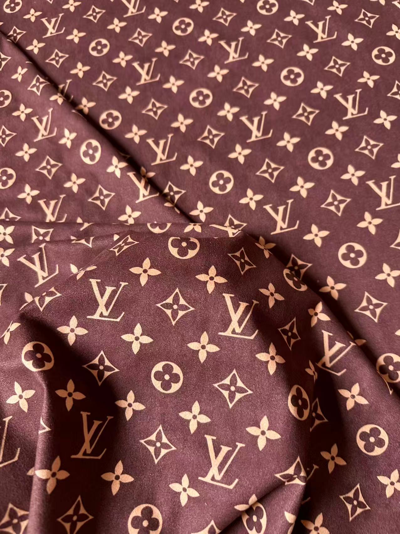 Fashion Brown Suede Fabric For Handmade Sneaker,Car Upholstery and Apparel By Yard