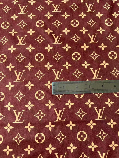 Fashion Brown Suede Fabric For Handmade Sneaker,Car Upholstery and Apparel By Yard