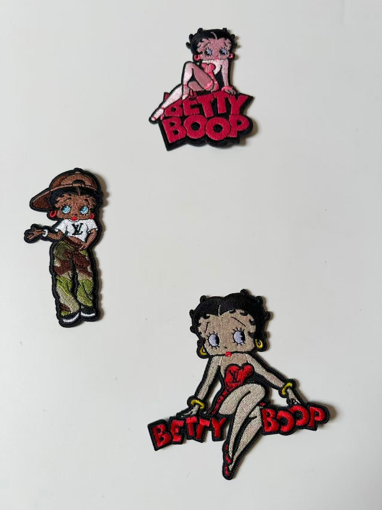 Craft Embroidery LV Miss Betty Jacquard Patches For Customized Apparel