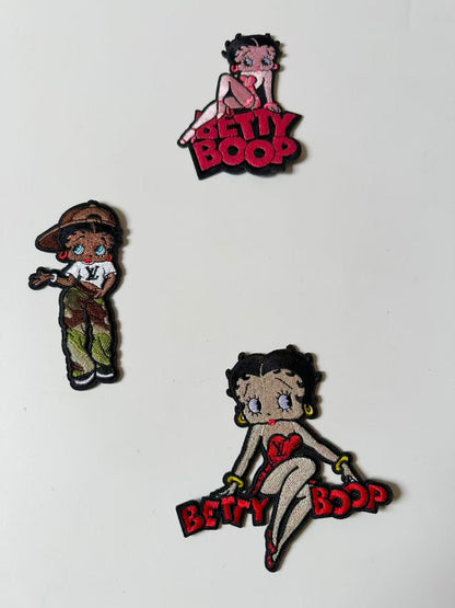 Craft Embroidery LV Miss Betty Jacquard Patches For Customized Apparel