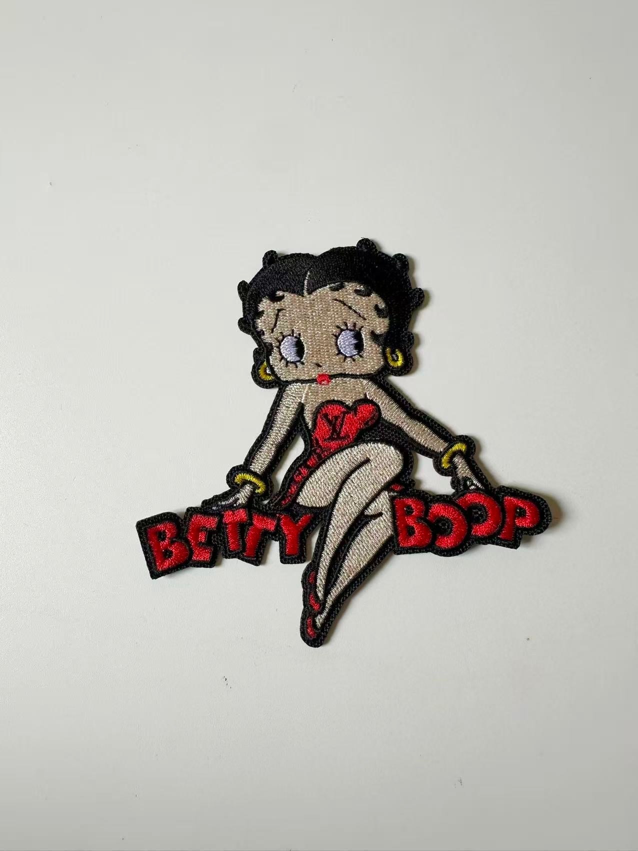 Craft Embroidery LV Miss Betty Jacquard Patches For Customized Apparel