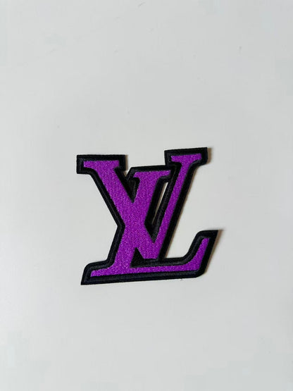 Fashiong Sewing  Embroidery LV Jacquard Patches For Customized Apparel