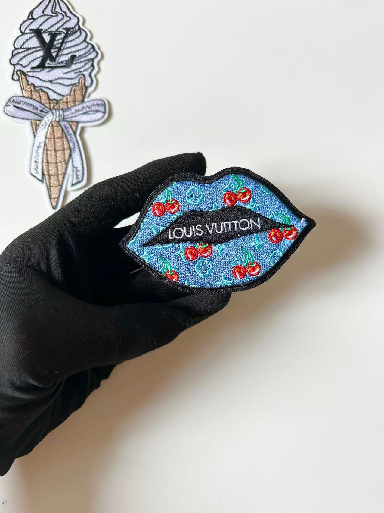 Craft Embroidery LV Jacquard Patches For Customized Clothing