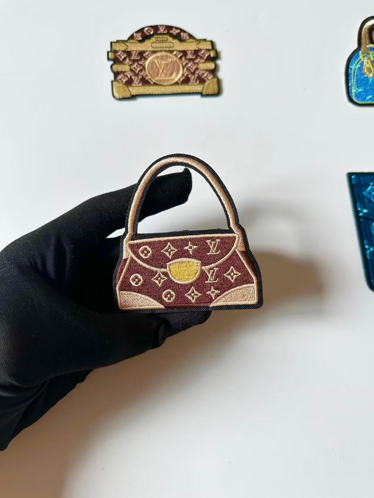 Craft Embroidery LV Jacquard Patches For Customized Clothing