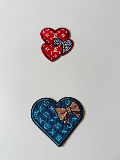Craft Embroidery Love Jacquard Patches For Customized Apparel