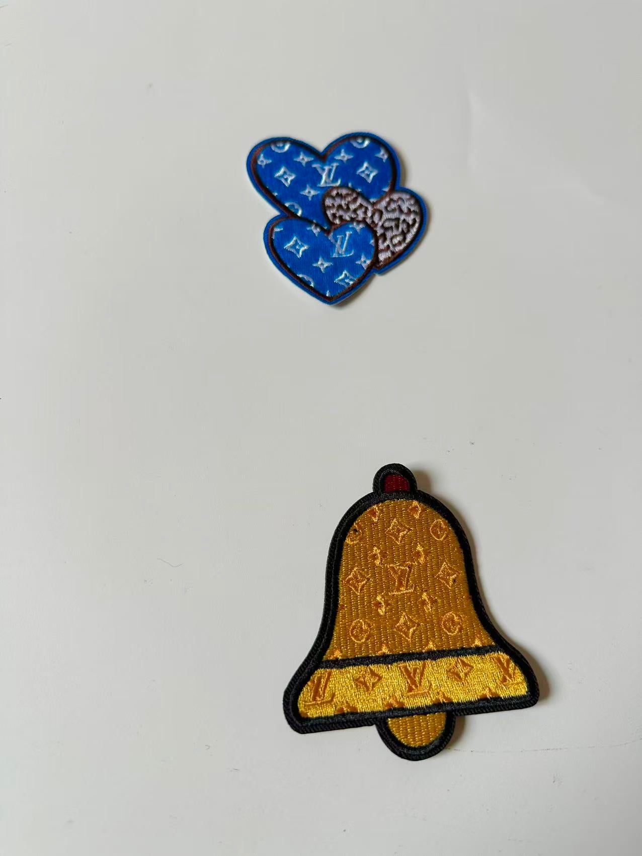 Craft Embroidery Love Jacquard Patches For Customized Apparel