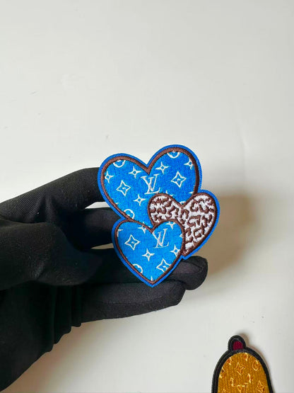Craft Embroidery Love Jacquard Patches For Customized Apparel