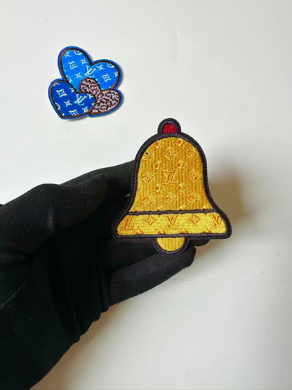 Craft Embroidery Love Jacquard Patches For Customized Apparel